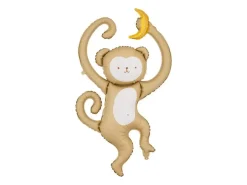 Aap Folie Ballon Bruin Beige Leeg 88cm