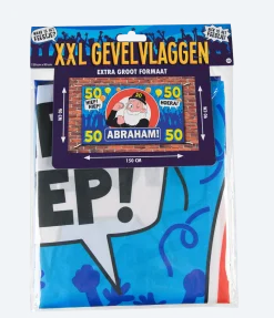 Abraham Gevelvlag 50 Jaar Hoera 1,5m