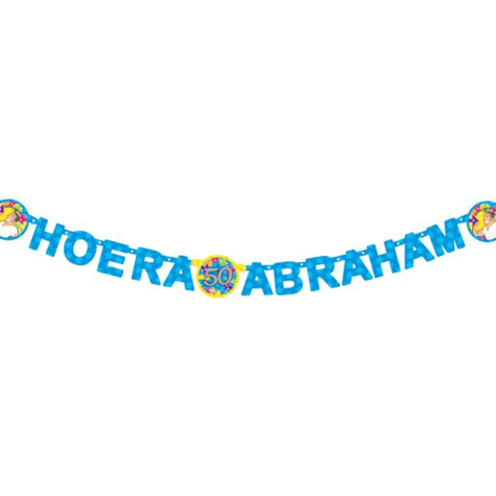 Abraham Letterslinger Blauw 1,7m