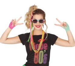 Accessoireset Neon 80s 8 delig