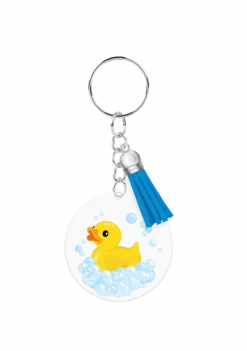 Acryl Sleutelhanger Eendje