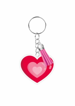Acryl Sleutelhanger Hartje