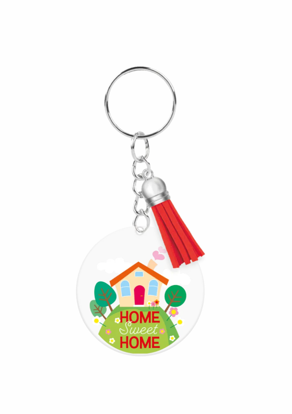 Acryl sleutelhanger Home sweet home