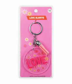 Acryl sleutelhanger Love