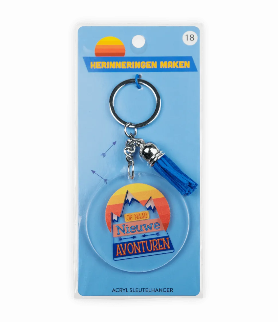 Acryl sleutelhanger Nieuwe avonturen