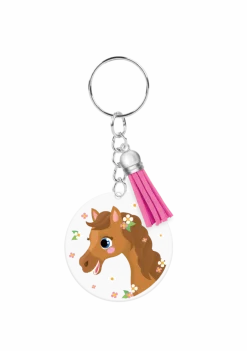 Acryl Sleutelhanger Paard