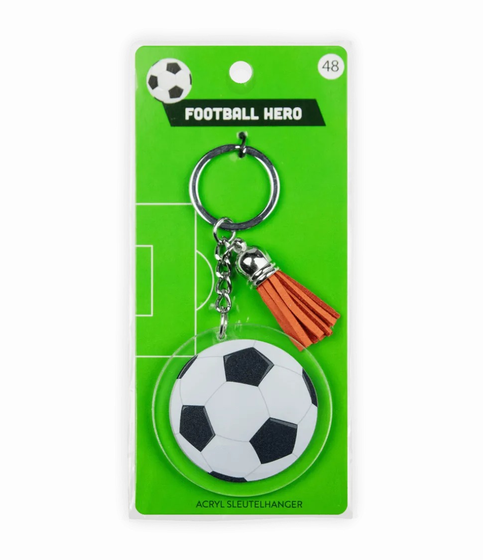 Acryl Sleutelhanger Voetbal