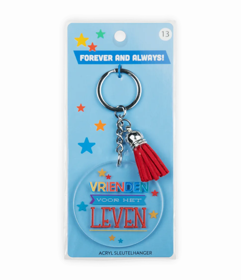 Acryl sleutelhanger Vrienden