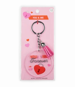 Acryl sleutelhanger You & me