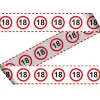Afzetlint 18 Jaar Verkeersbord 15m