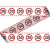 Afzetlint 30 Jaar Verkeersbord 15m