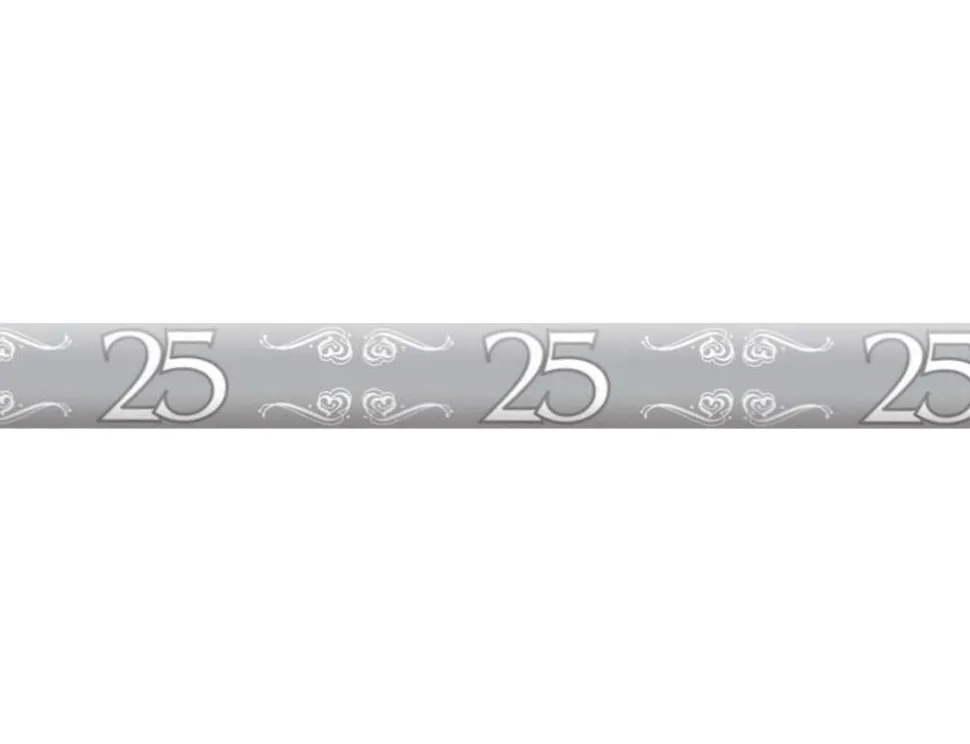 Afzetlint 25 Jaar Zilver 15m