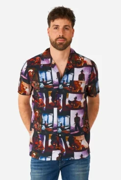 A Nightmare On Elmstreet Overhemd Korte Mouwen Heren OppoSuits