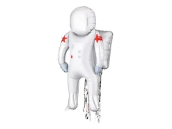 Astronaut Folie Ballon Wit Leeg 81cm