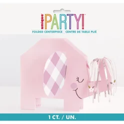 Baby Olifant Tafeldecoratie Roze 23cm
