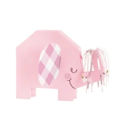 Baby Olifant Tafeldecoratie Roze 23cm