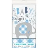 Baby Olifant Tafelkleed Lichtblauw 2,13m