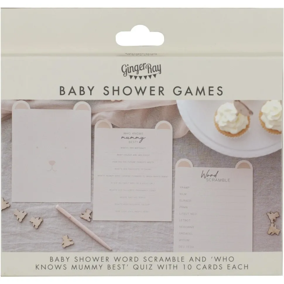 Babyshower Kaartspel Teddy 20st