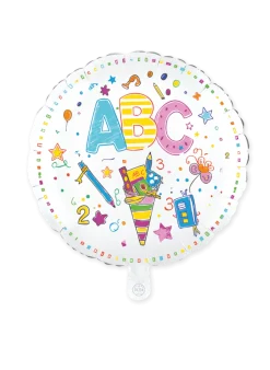 Back To School Helium Ballon Abc Leeg 45cm