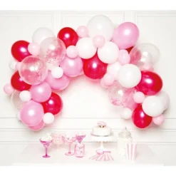 Ballonnenboog Rood Roze Wit