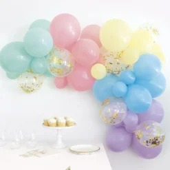 Ballonnenboog Zelf Maken Set Pastel 2,43m