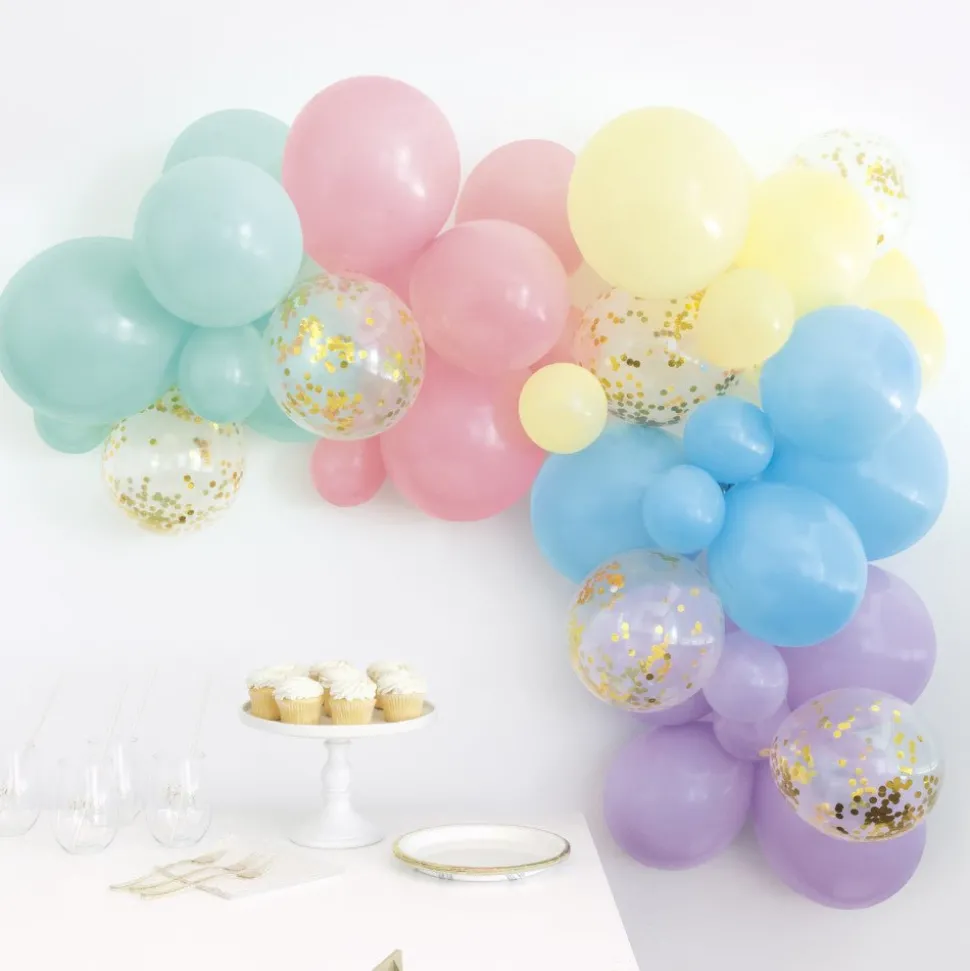 Ballonnenboog Zelf Maken Set Pastel 2,43m