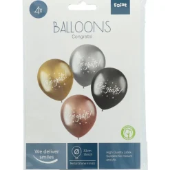 Ballonnen Congrats 33cm 4st