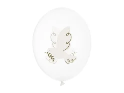 Ballonnen Duiven 30cm 6st