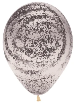 Ballonnen Graffiti Black Crystal Clear 30cm 25st