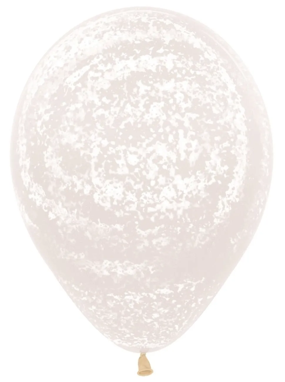 Ballonnen Graffiti White Crystal Clear 30cm 25st