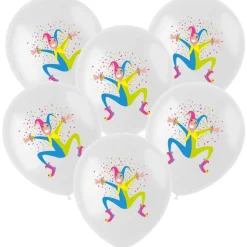 Ballonnen Harlekijn 33cm 6st