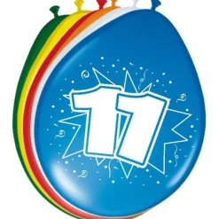 Ballonnen 11 Jaar 30cm 8st