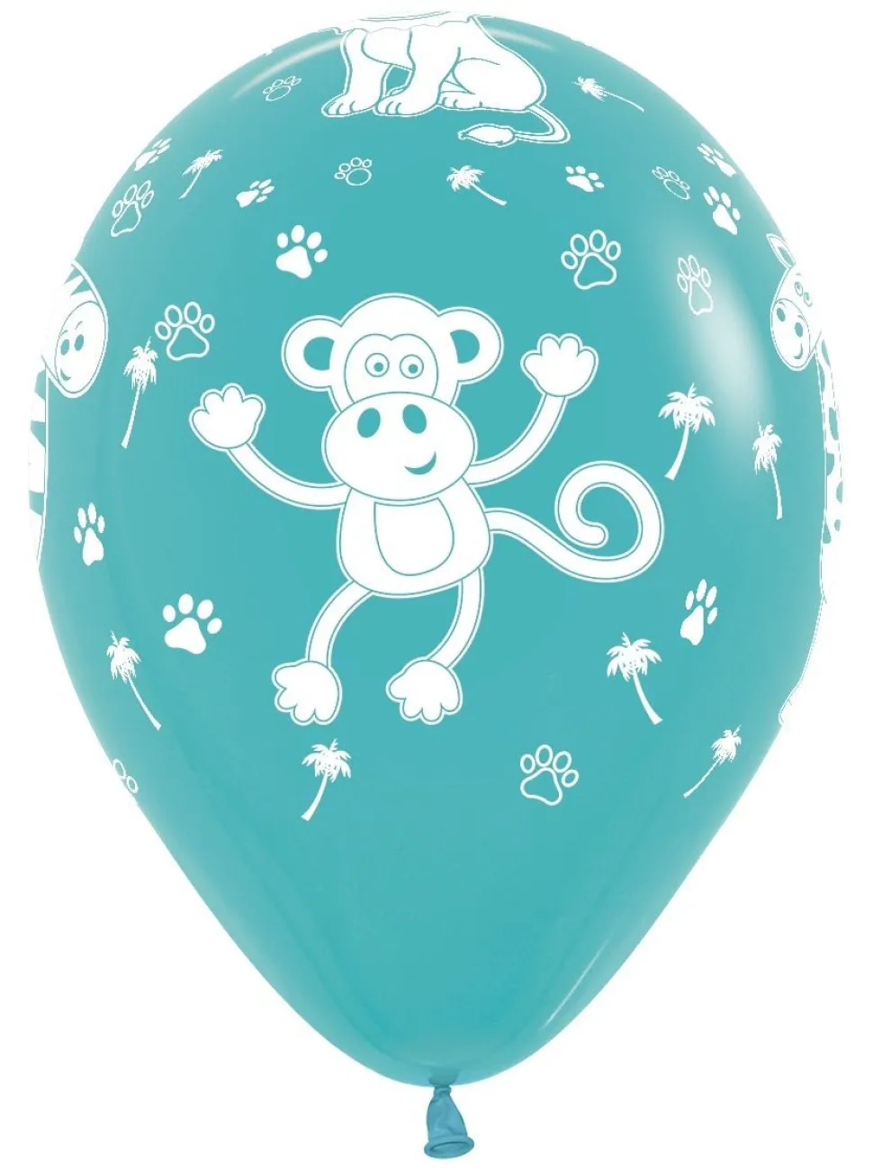 Ballonnen Jungle Animals Fashion Mix 30cm 25st