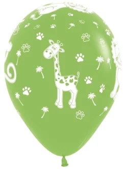 Ballonnen Jungle Animals Fashion Mix 30cm 25st