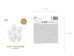 Ballonnen Just Married 30cm 6st
