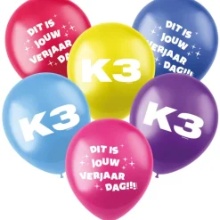Ballonnen K3 23cm 6st