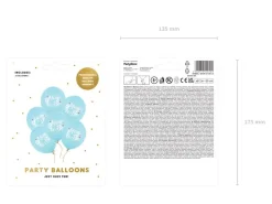 Ballonnen Mom To Be Blauw 30cm 6st