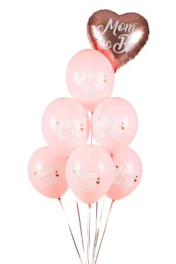 Ballonnen Mom To Be Roze 30cm 6st