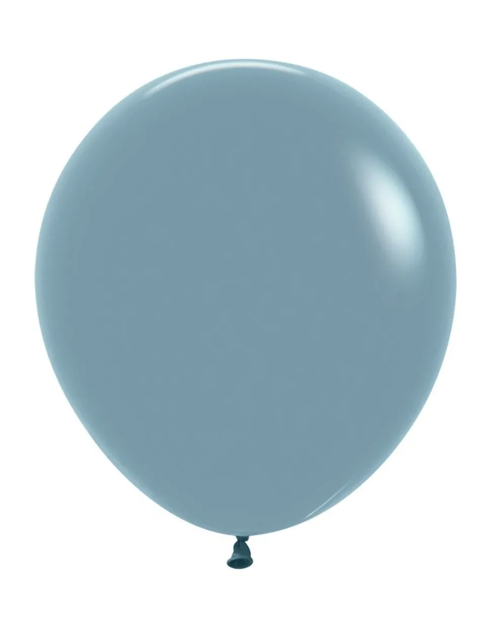 Ballonnen Pastel Dusk Blue 45cm 25st
