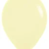 Ballonnen Pastel Matte Yellow 30cm 50st