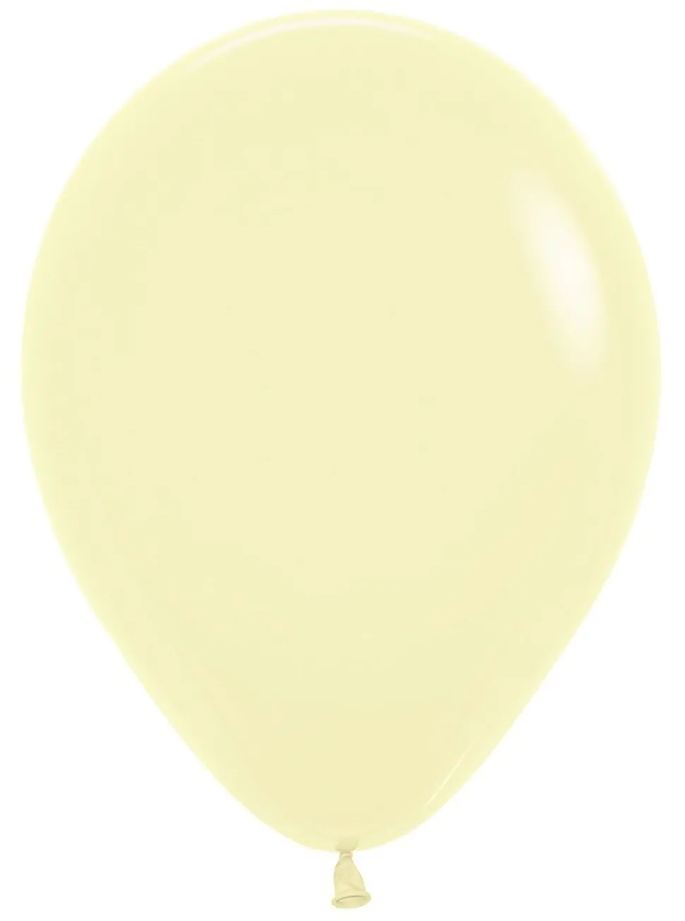 Ballonnen Pastel Matte Yellow 30cm 50st