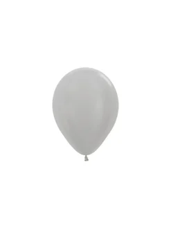 Ballonnen Pearl Silver 12cm 50st