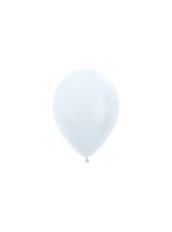 Ballonnen Pearl White 12cm 50st