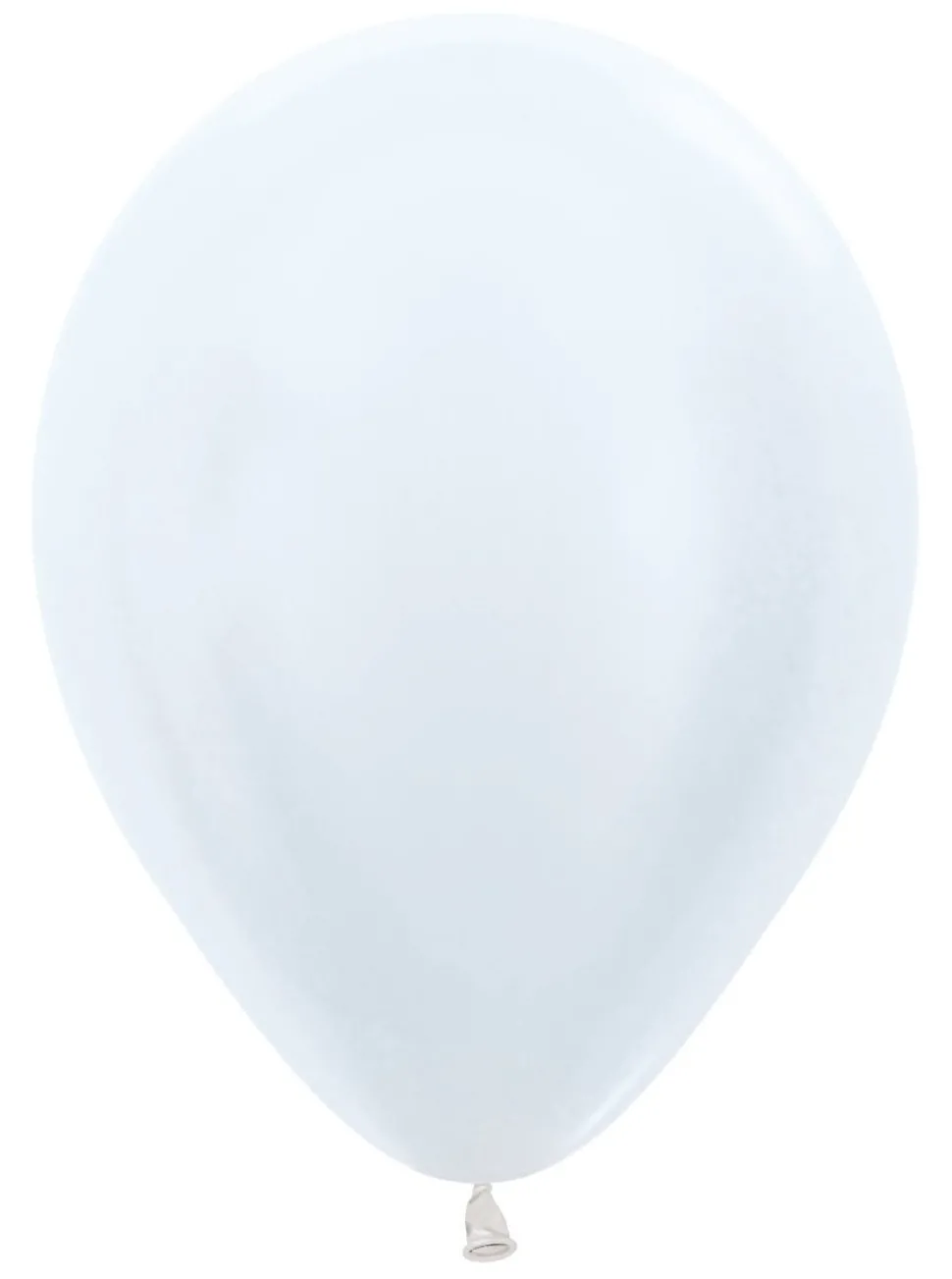 Ballonnen Pearl White 30cm 12st
