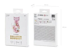 Ballonnenpilaar Kat Roze 1,4m