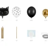 Ballonnenpilaar Kat Zwart 1,4m