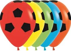 Ballonnen Soccerball Mix 30cm 25st