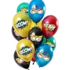 Ballonnen Superhelden 33cm 12st