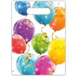 Ballonnen Uitdeelzakjes Party 6st