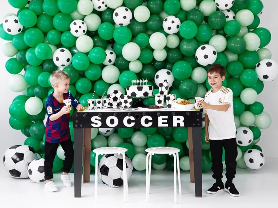 Ballonnen Voetbal 30cm 6st